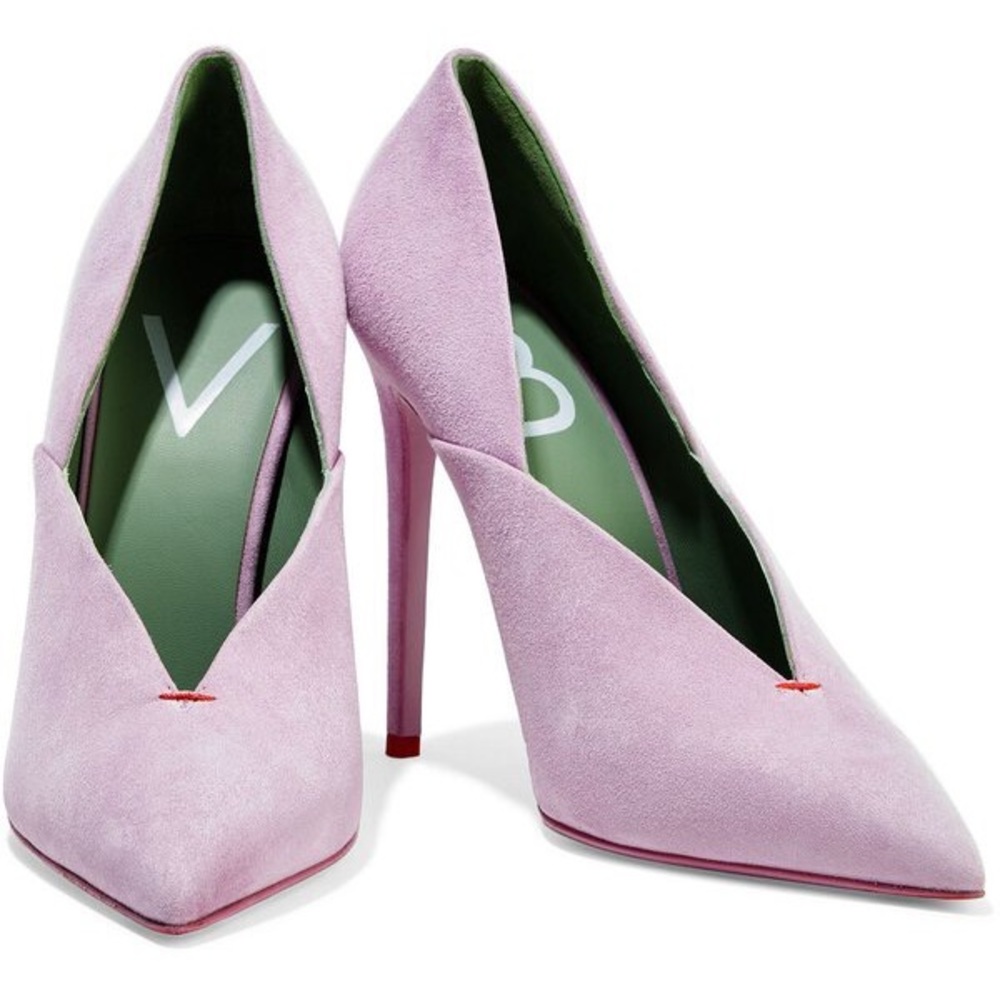 Victoria Beckham Suede Lilac EVA pumps, size 40